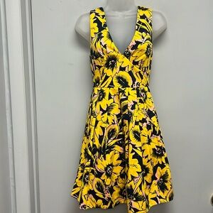 J Crew Floral Pique Dress Size 4